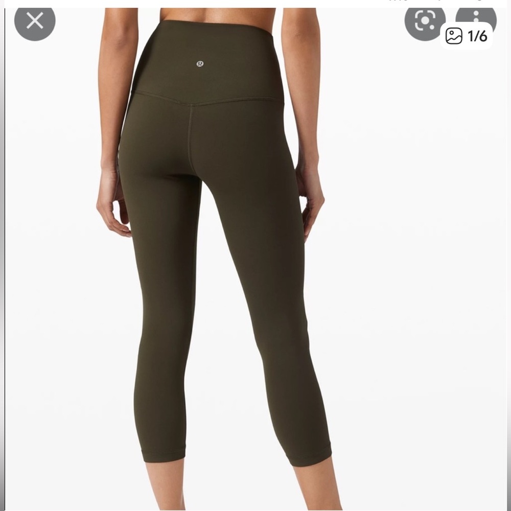 Lululemon Dark Green Capris